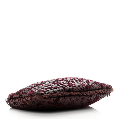 Bottega Veneta Nappa Velours Intrecciato Fuzzy Medium Veneta Hobo Aubergine 3 of 8