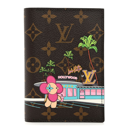 Louis Vuitton Monogram 2021 Christmas Animation Hollywood Passport Cover Fuchsia 1 of 6
