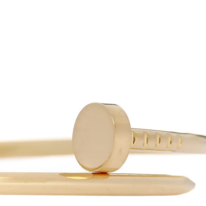 Cartier 18K Yellow Gold Small Juste Un Clou Bracelet 17 3 of 5