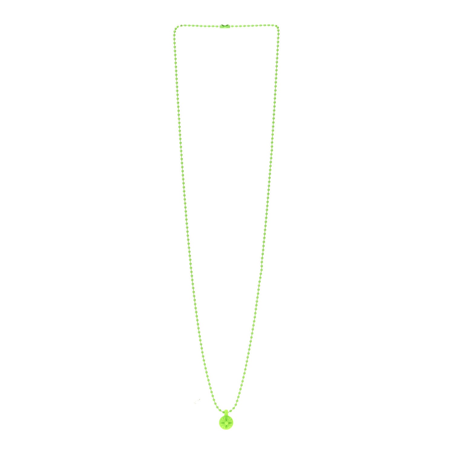 Chrome Hearts Silicone Silichrome Cross Pendant Necklace Green 3 of 5