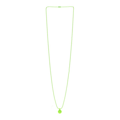 Chrome Hearts Silicone Silichrome Cross Pendant Necklace Green 3 of 5