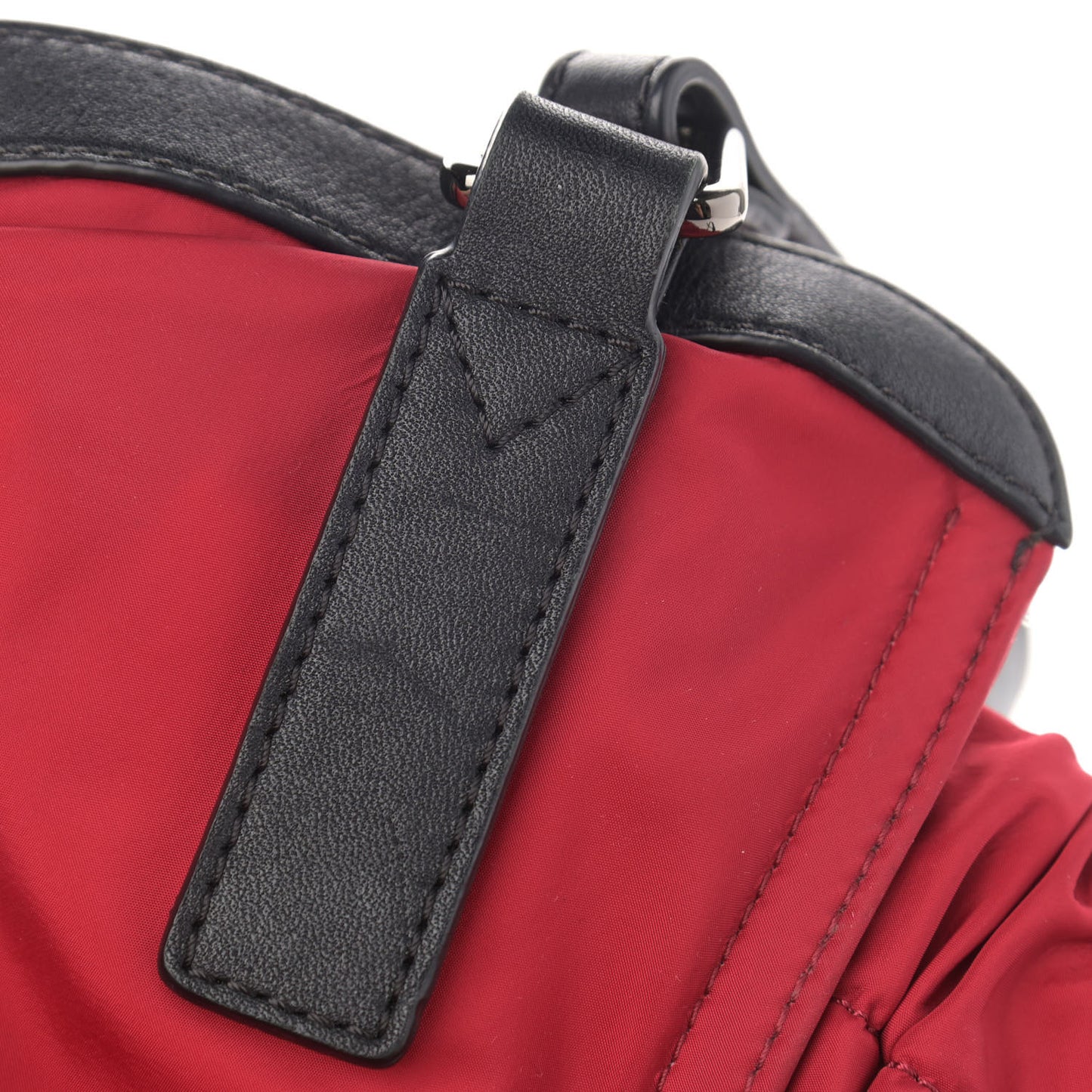 Nylon Small Buckleigh Packable Tote Red