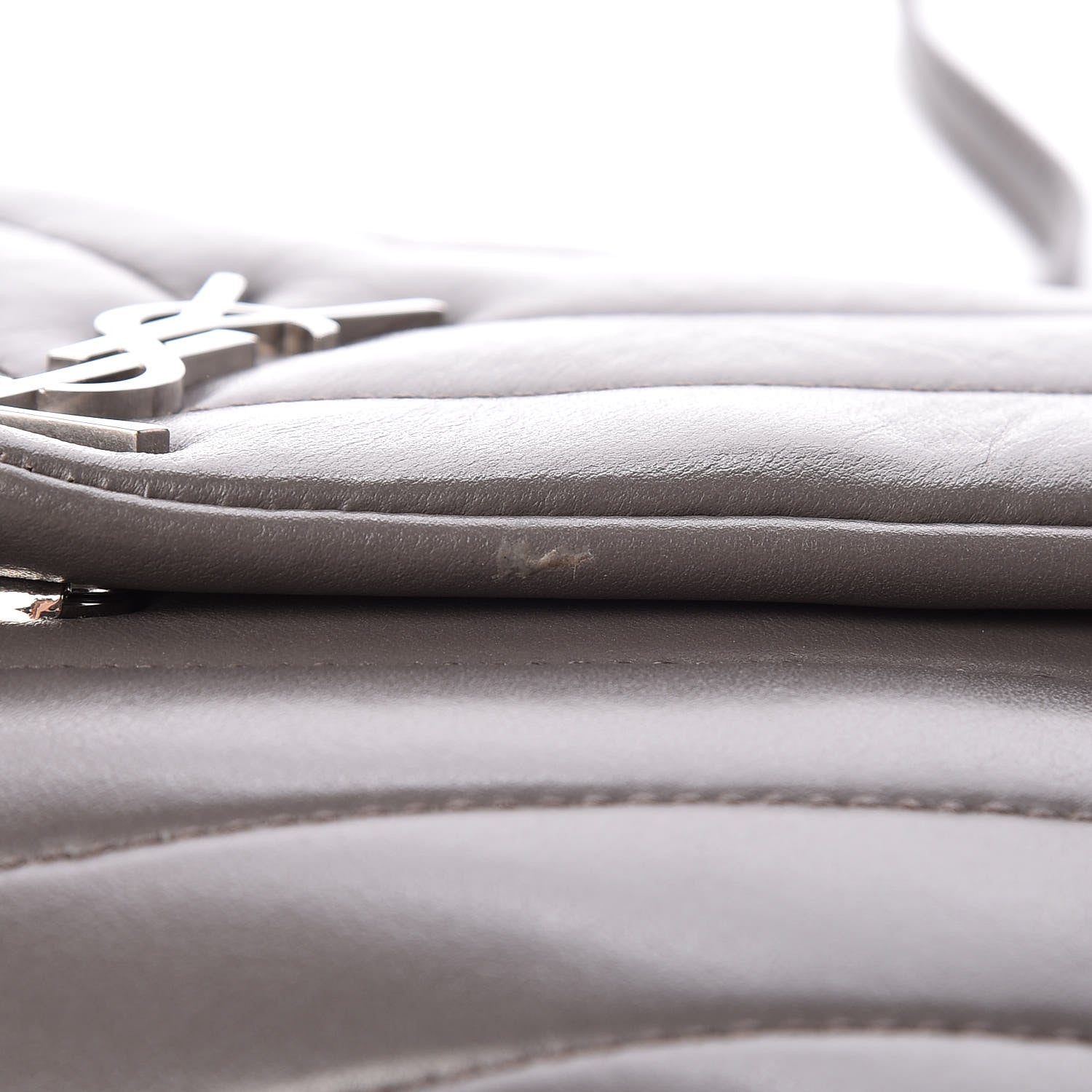 Saint Laurent Calfskin Y Quilted Monogram Loulou Flap Bag Earth 12 of 12