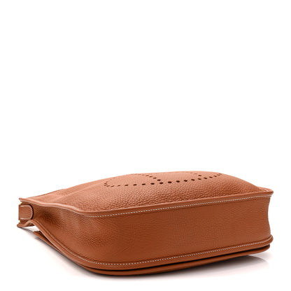 Hermes Taurillon Clemence Evelyne III PM Gold 4 of 11