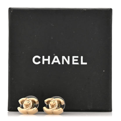 Chanel Metal CC Turnlock Earrings Gold 5 of 5