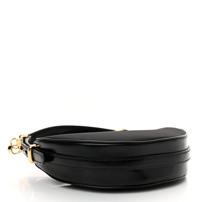 Prada Re-Nylon Spazzolato Mini Arque Shoulder Bag Black 4 of 10