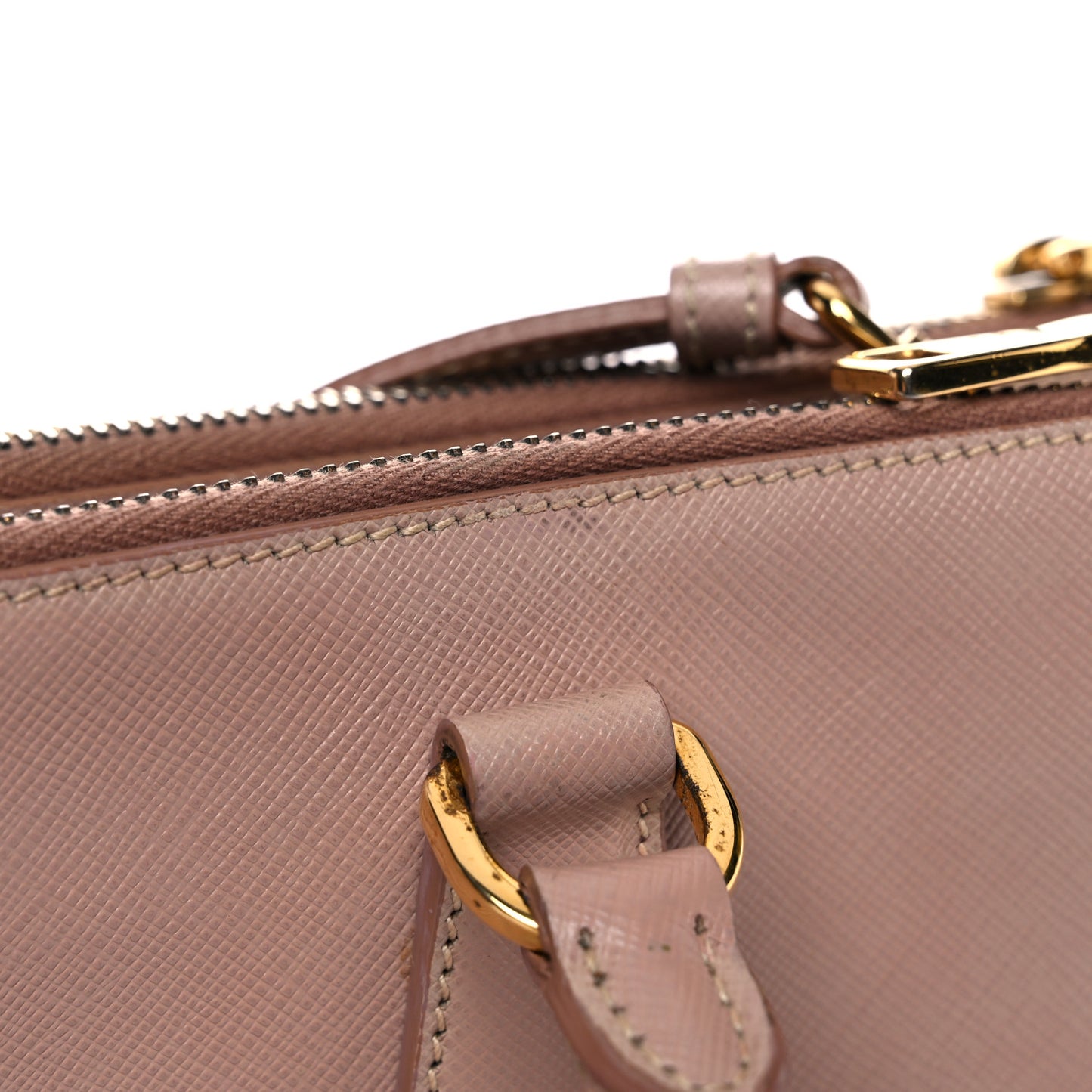Saffiano Medium Galleria Double Zip Tote Cammeo