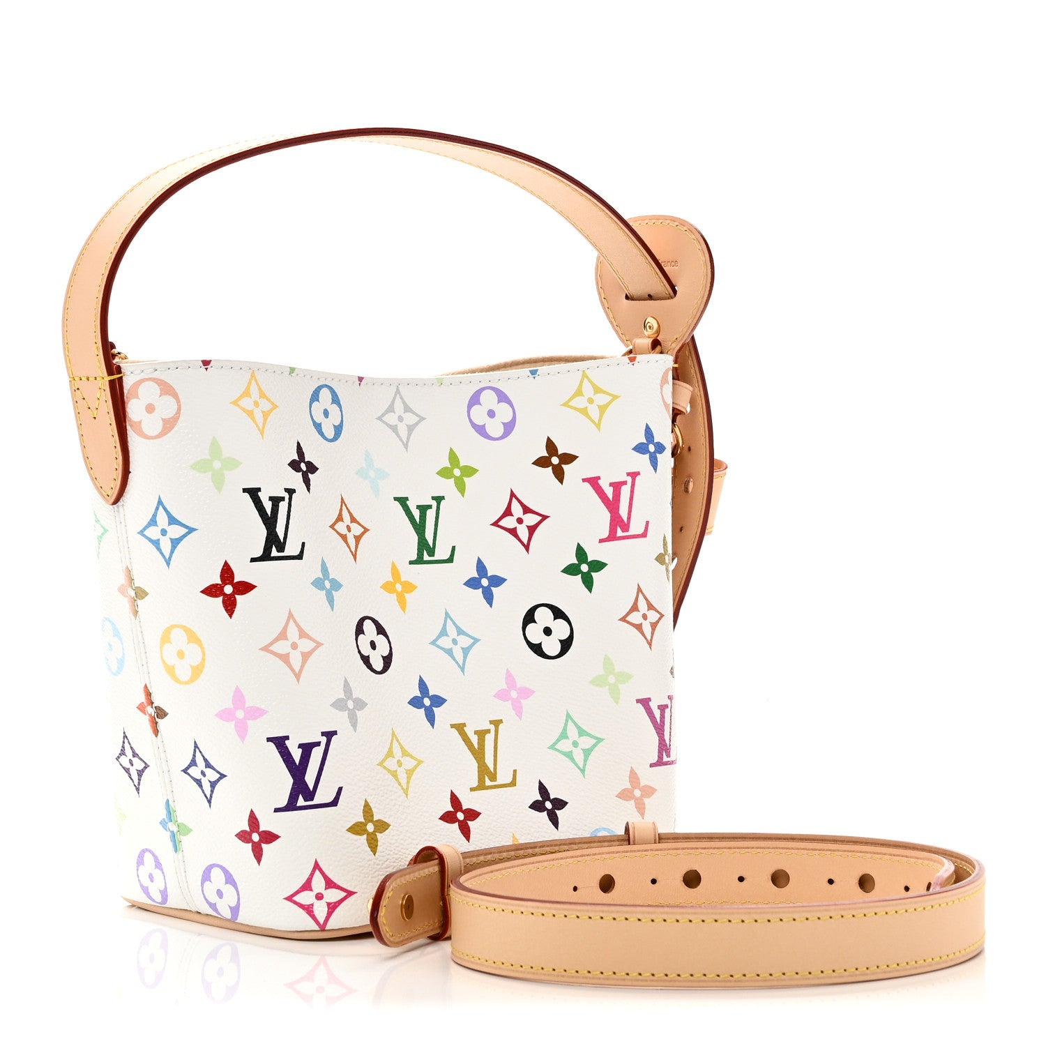 Louis Vuitton LV x TM Monogram Multicolor All In BB White 4 of 11