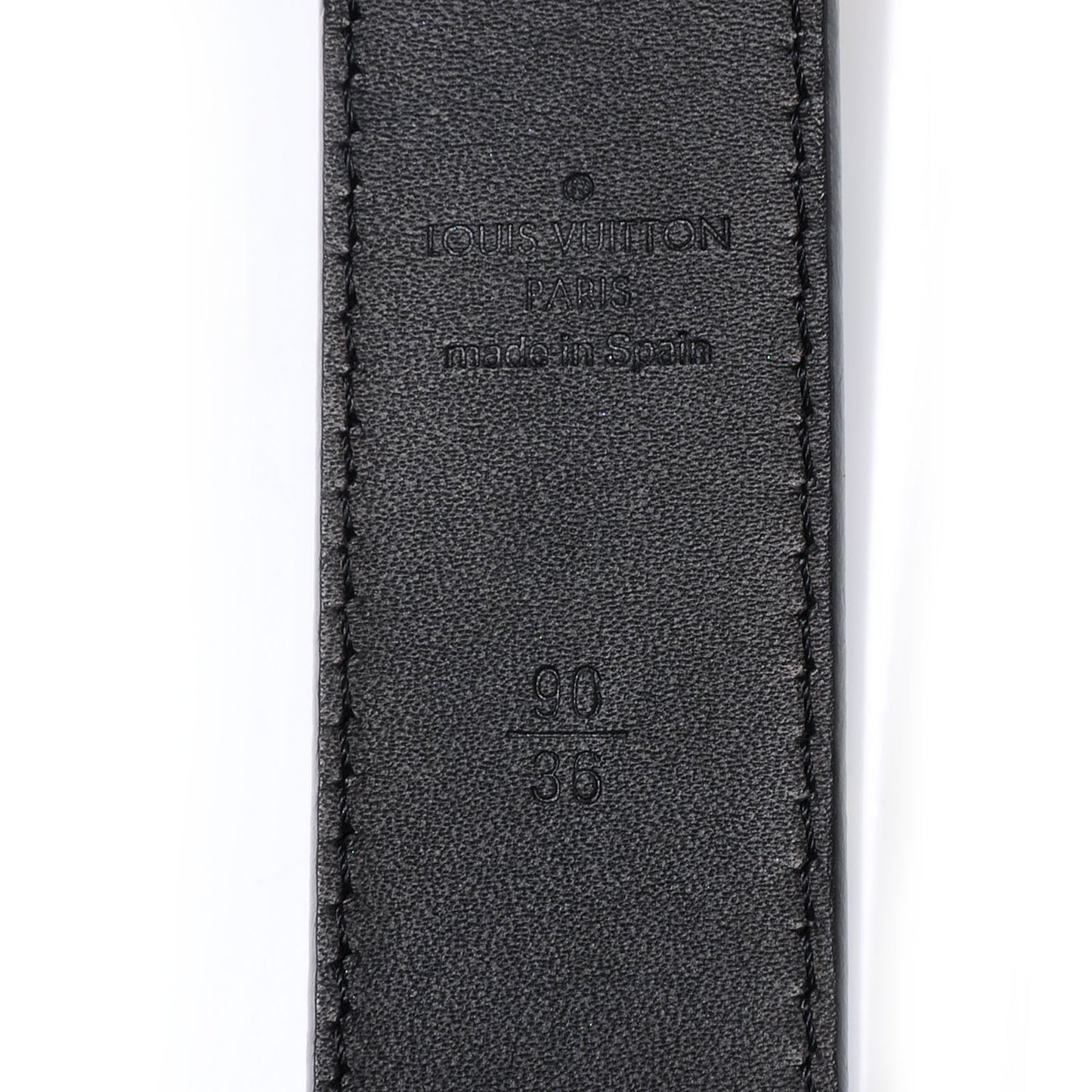 Monogram Multicolor LV Cut Belt Black w Gold 90 36