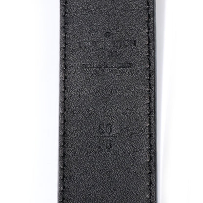 Louis Vuitton Monogram Multicolor LV Cut Belt Black w Gold 90 36 5 of 5