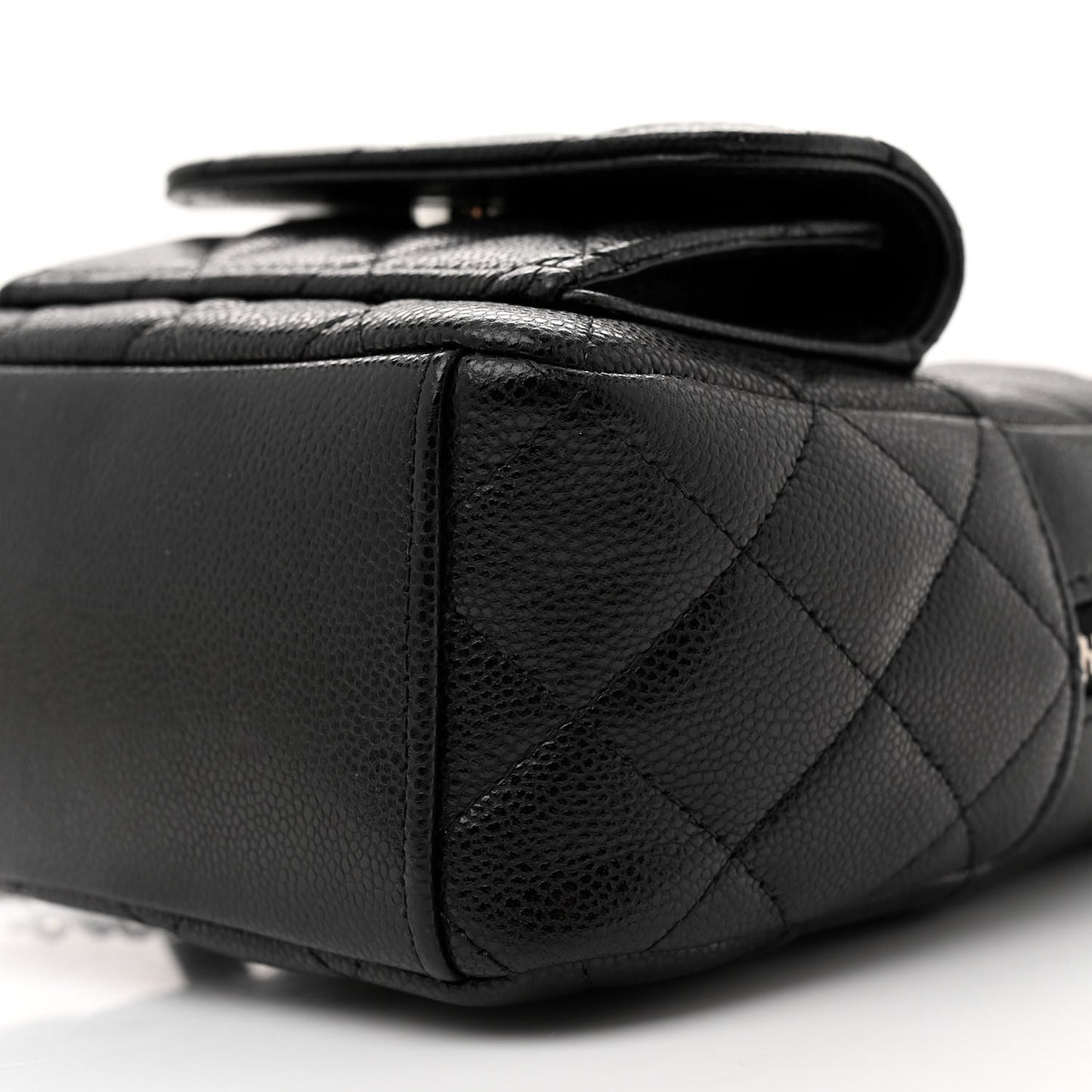 Caviar Quilted CC Mini Classic Backpack Black