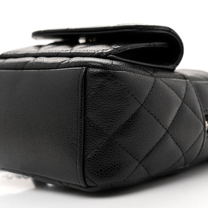 Chanel Caviar Quilted CC Mini Classic Backpack Black 9 of 12