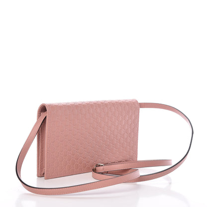 Gucci Microguccissima Crossbody Wallet Soft Pink 3 of 8