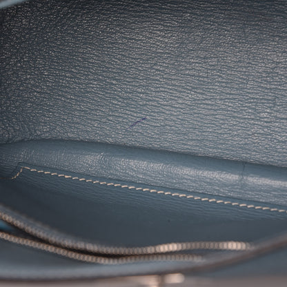 Hermes Taurillon Clemence Jypsiere 28 Blue Jean 11 of 20