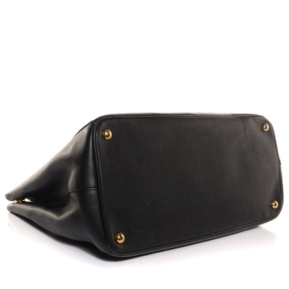 Prada Saffiano Lux Large Tote Nero Black 4 of 11
