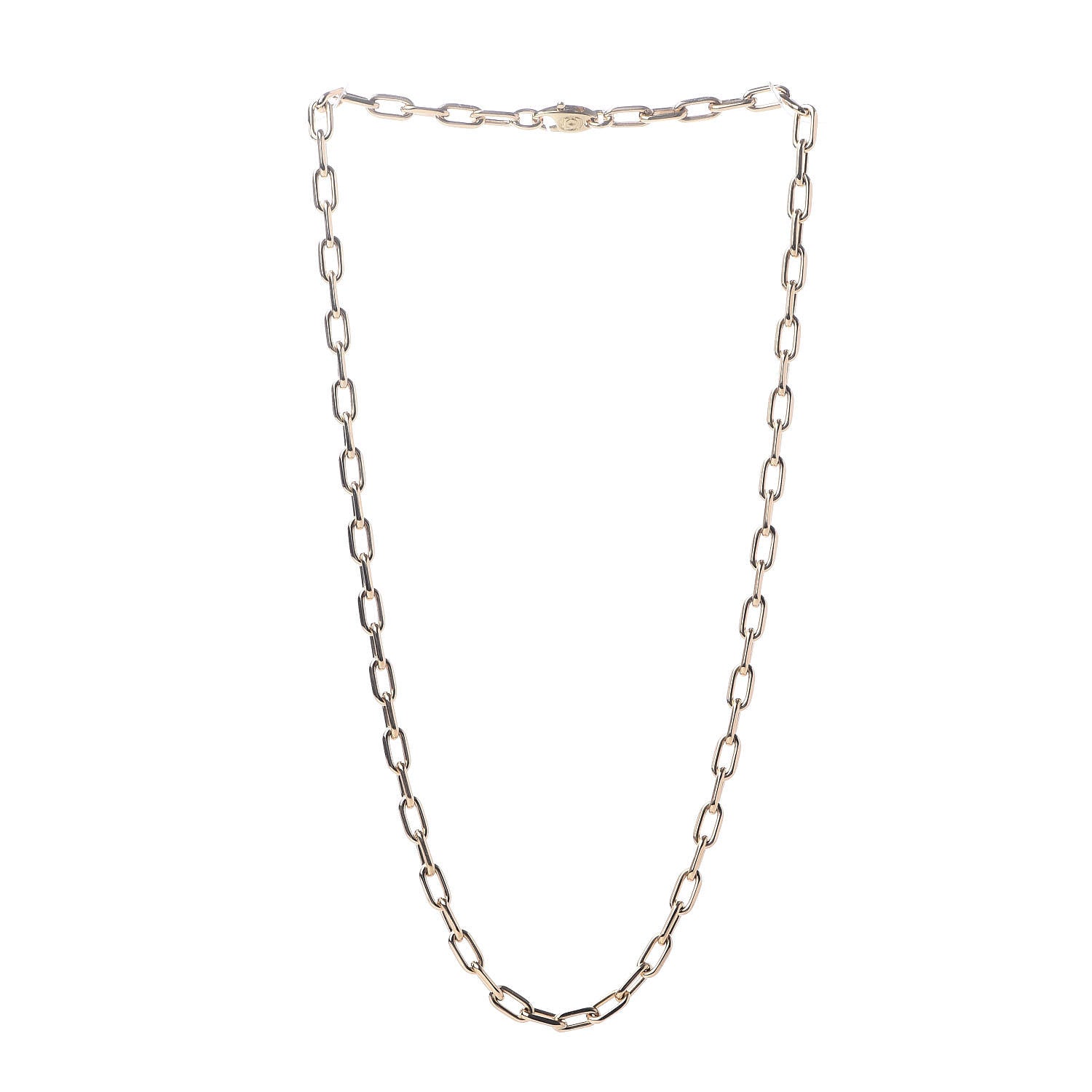 Cartier 18K Yellow Gold 5mm Spartacus Chain Necklace 3 of 4