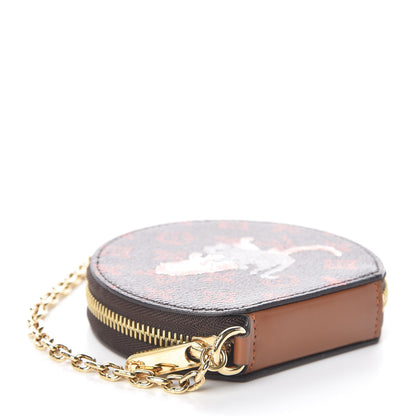 Louis Vuitton Calfskin Catogram Micro Boite Chapeau Marron 3 of 8