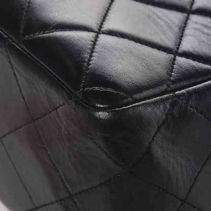 Chanel Lambskin Quilted Jumbo Single Flap Black 7 of 12