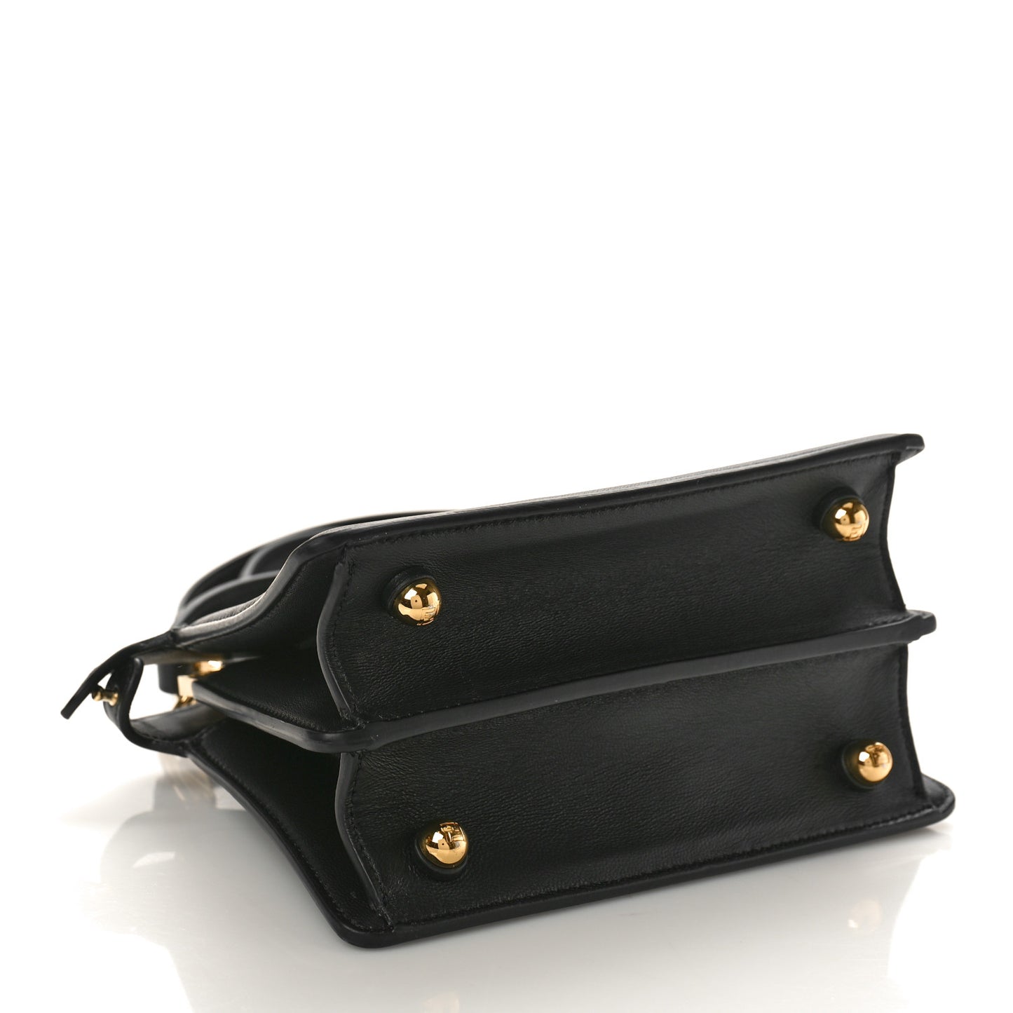 Shiny Nappa Petite Peekaboo I SEE U Satchel Black