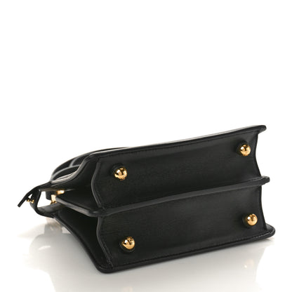 Fendi Shiny Nappa Petite Peekaboo I SEE U Satchel Black 4 of 11