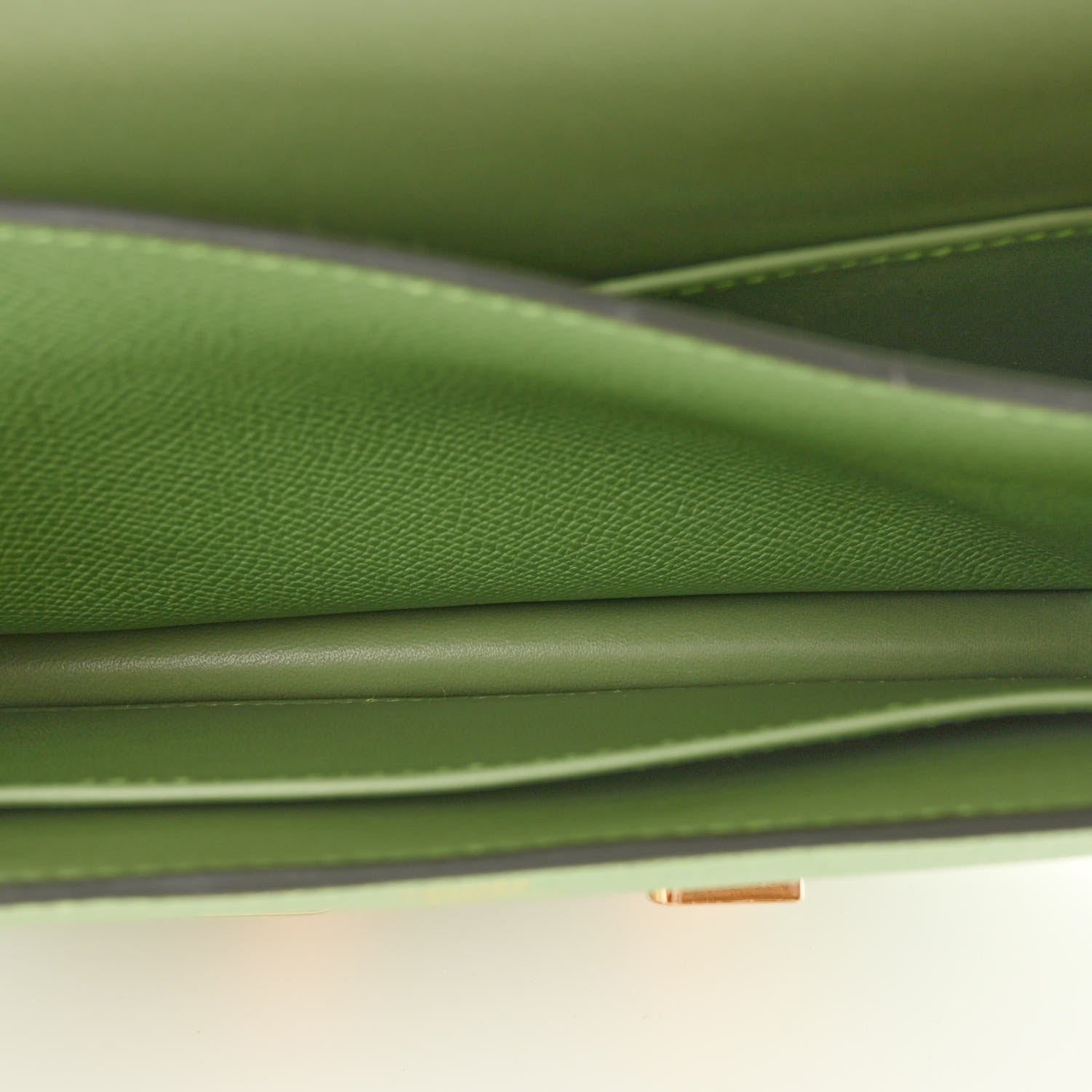 Hermes Epsom Constance 18 Vert Criquet 6 of 10