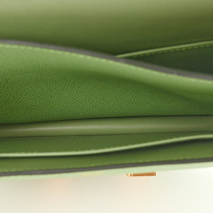 Hermes Epsom Constance 18 Vert Criquet 6 of 10