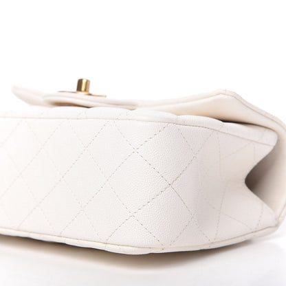 Chanel Caviar Quilted Mini Top Handle Rectangular Flap White 7 of 11