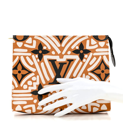 Louis Vuitton Monogram Giant Crafty Pochette Toiletry 26 Creme Caramel 2 of 7