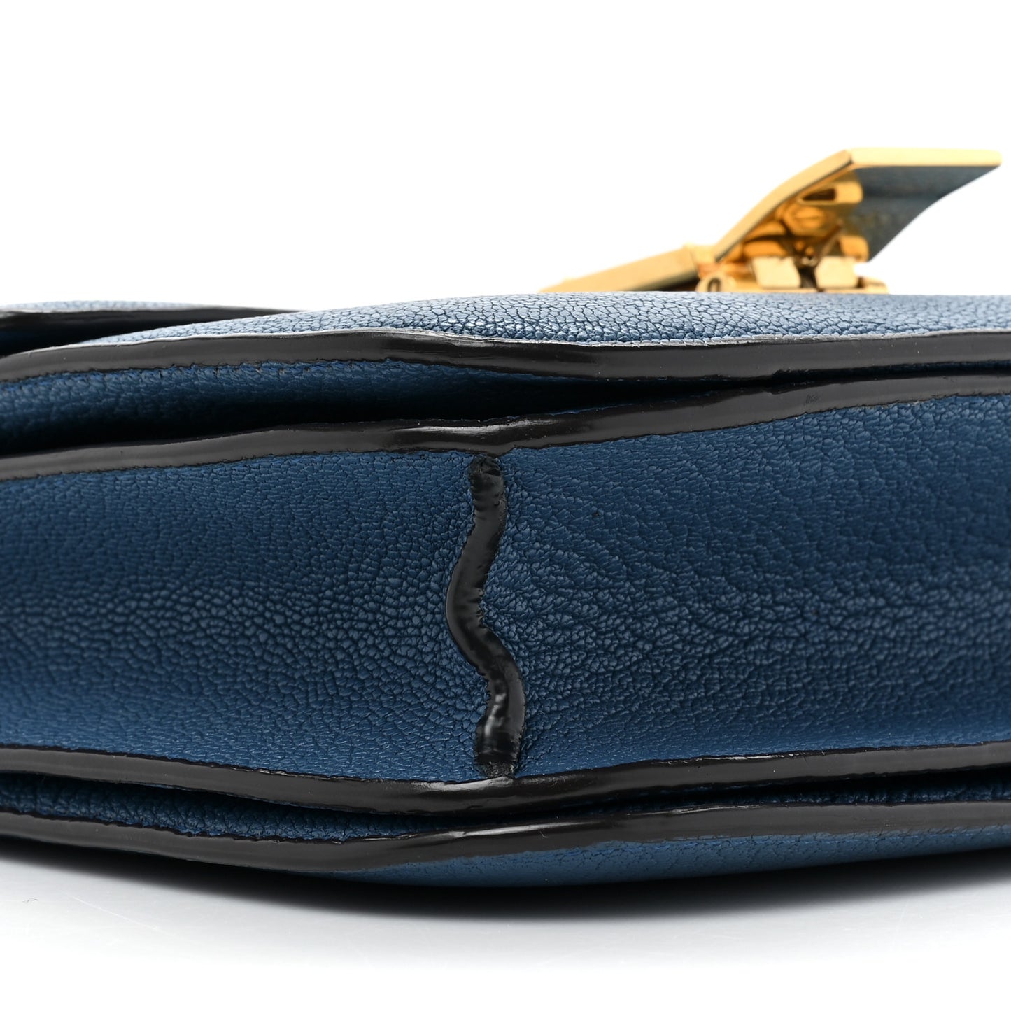 Goatskin Medium Classic Box Flap Bag Deepsea