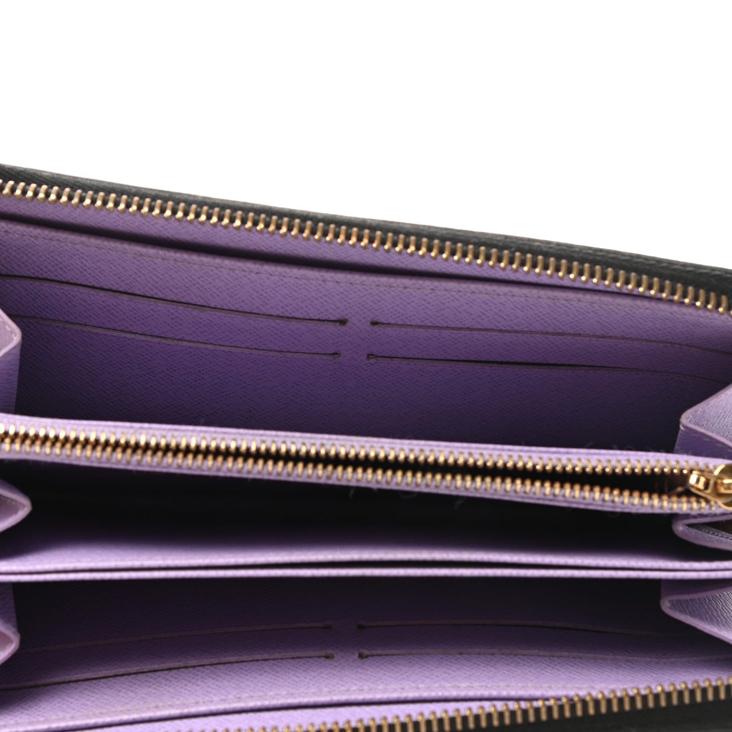 Monogram Multicolor Zippy Wallet Black Violet