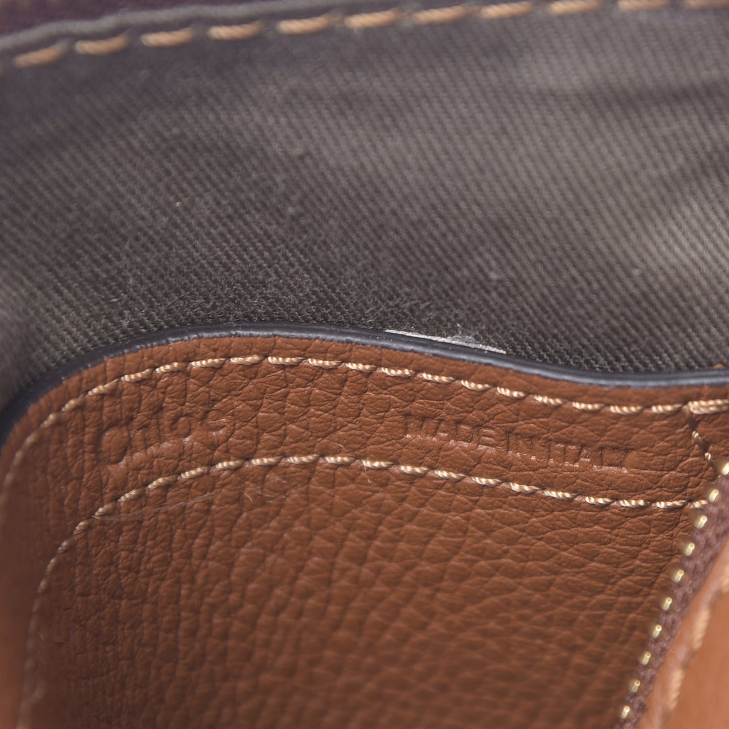 Calfskin Mini Marcie Satchel Tan