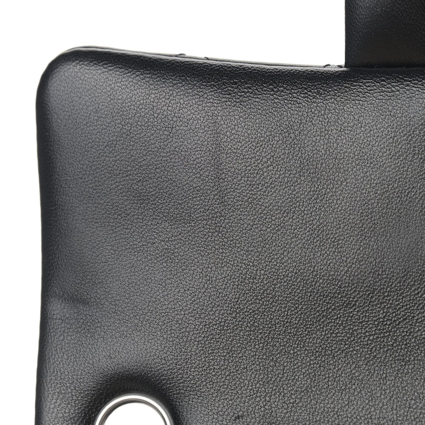 Lambskin Quilted Mini Rectangular Flap Black