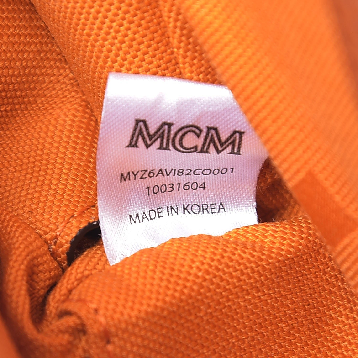 MCM Visetos Heritage Cosmetic Pouch Cognac 8 of 12