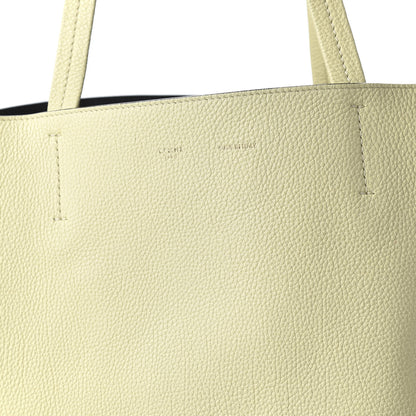 Celine Grained Calfskin Medium Horizontal Cabas Phantom Yellow 9 of 10