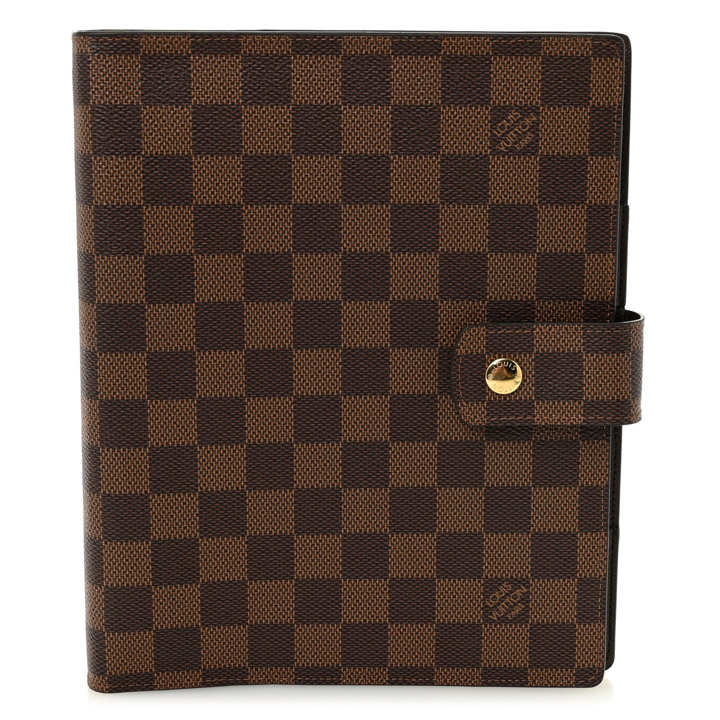 Damier Ebene Large Ring Agenda Cover