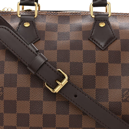 Louis Vuitton Damier Ebene Speedy Bandouliere 25 8 of 10