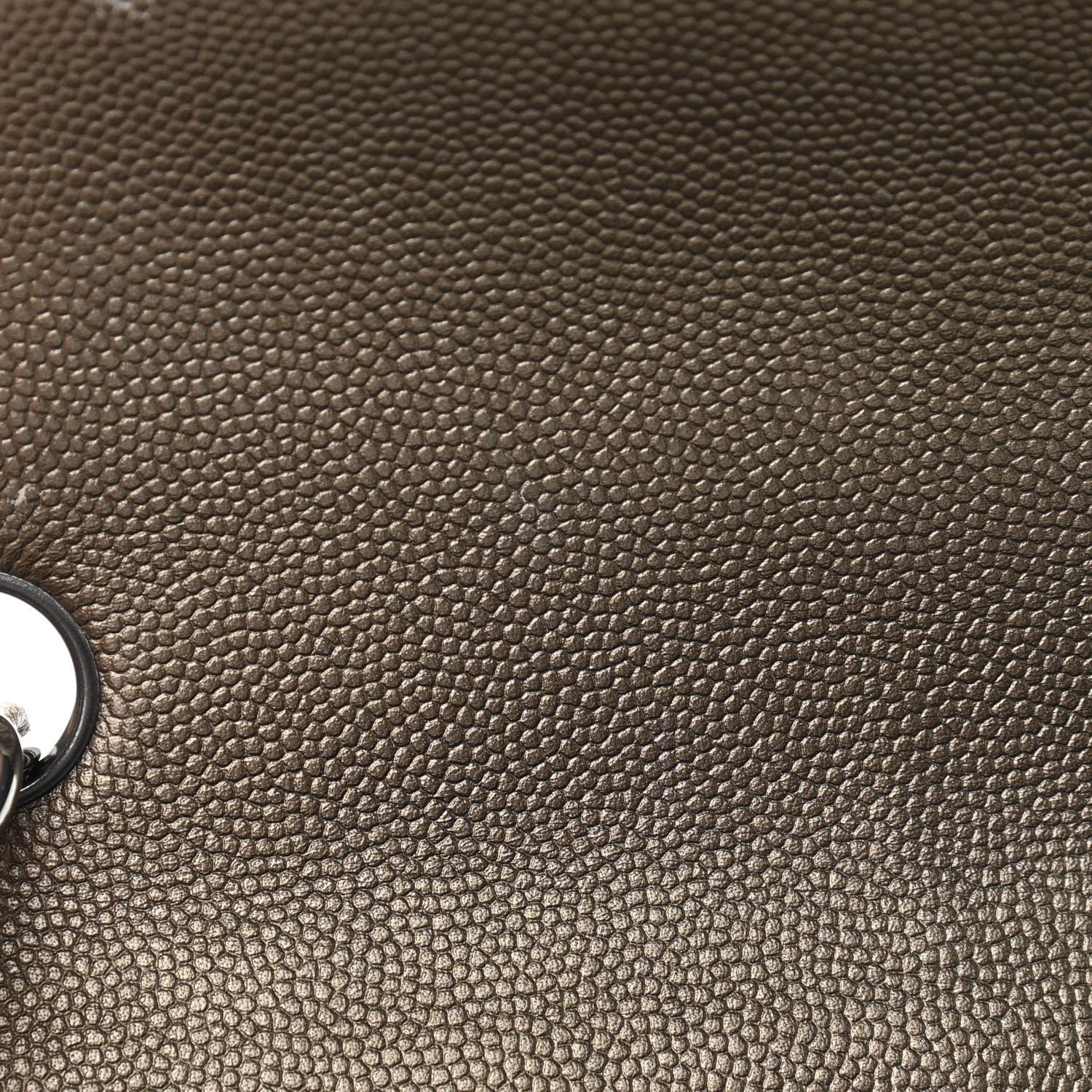 Chanel Iridescent Caviar Quilted Mini Rectangular Flap Bronze 11 of 13