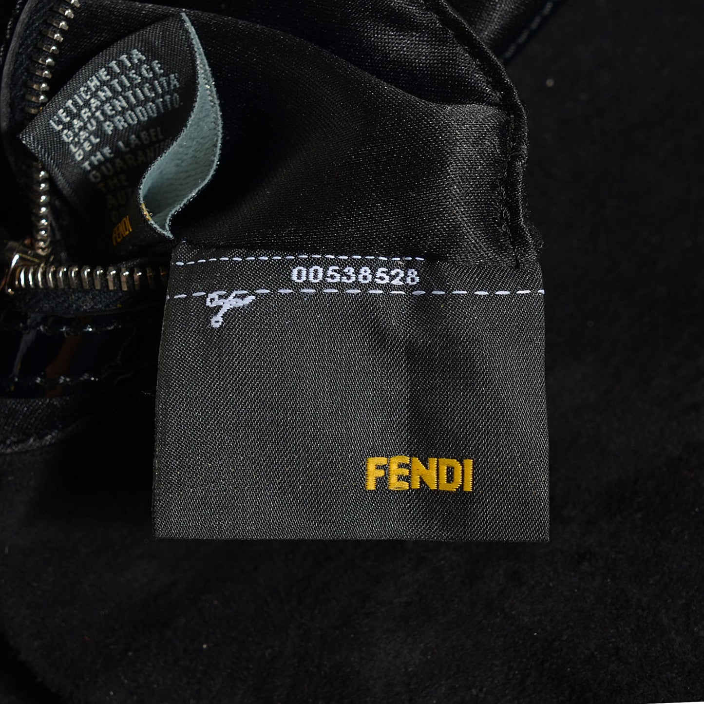 Beaded Spikes Baguette Gray Black