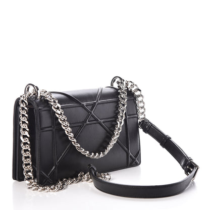 Christian Dior Calfskin Small Diorama Flap Bag Black 3 of 9
