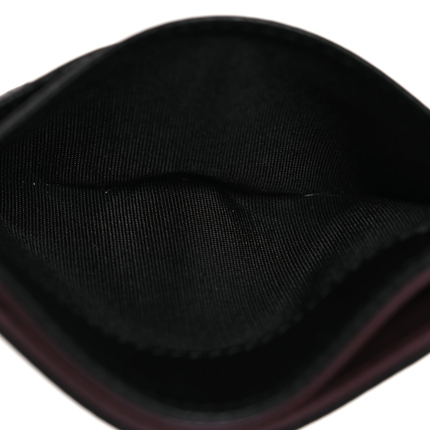 Caviar Quilted Card Holder Black
