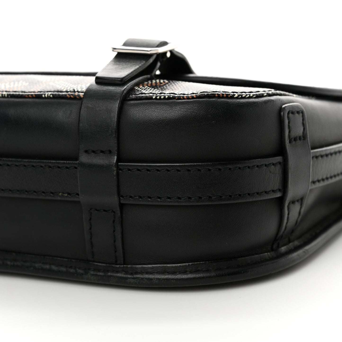 Goyardine Belvedere PM Messenger Bag Black