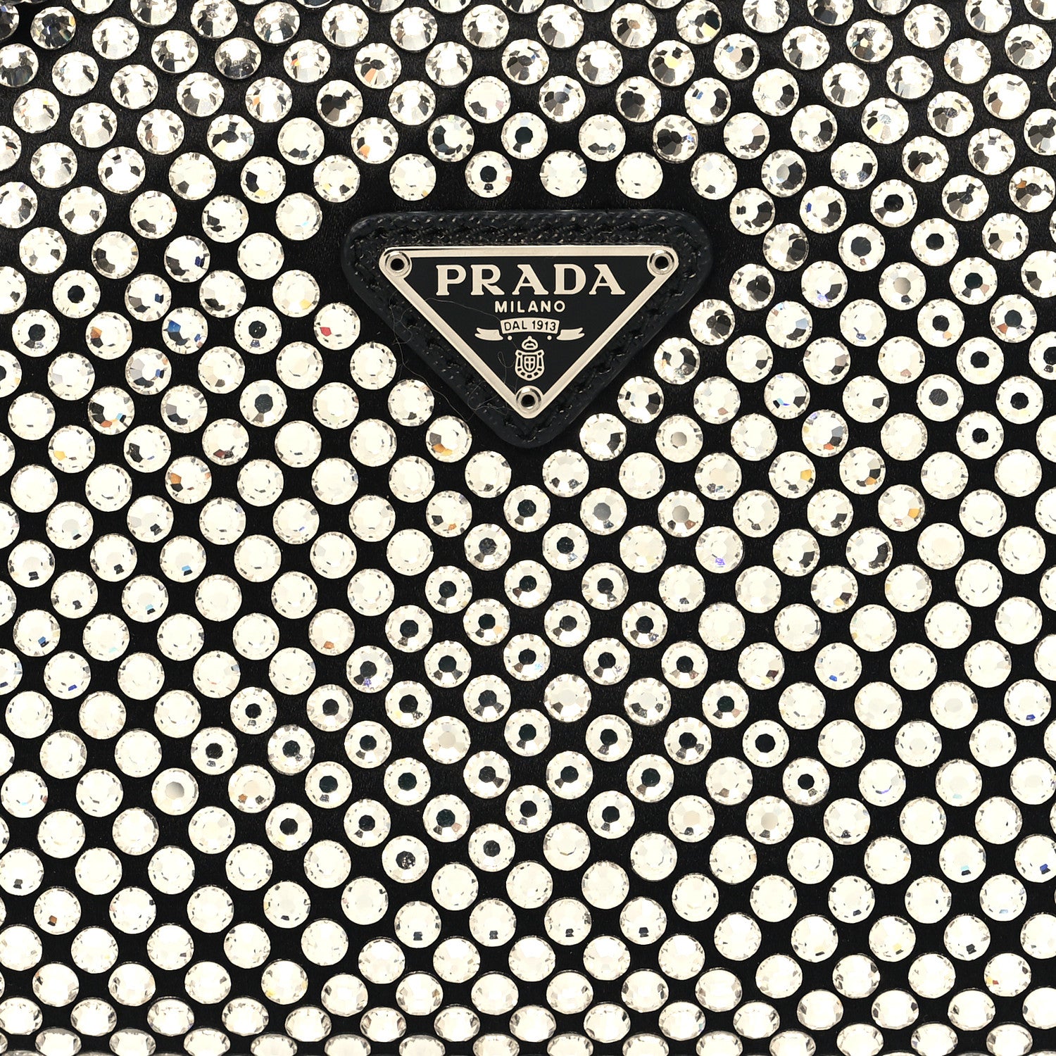 Prada Satin Crystal Mini Re-Edition 2000 Bag Cristal 7 of 10