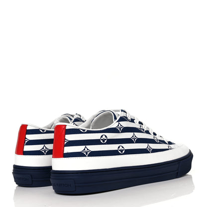 Louis Vuitton Canvas Escale Stellar Sneakers 40 Blue 4 of 9