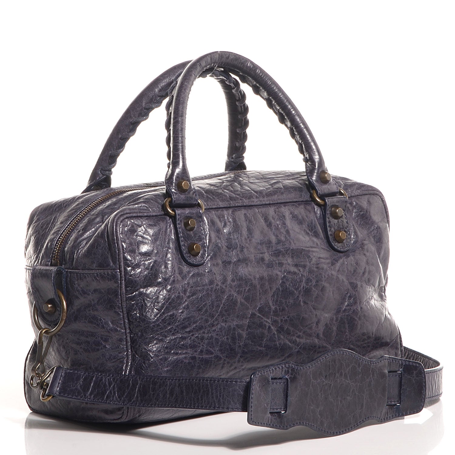Balenciaga Chevre Classic Hardware Box Bag Ink 4 of 14