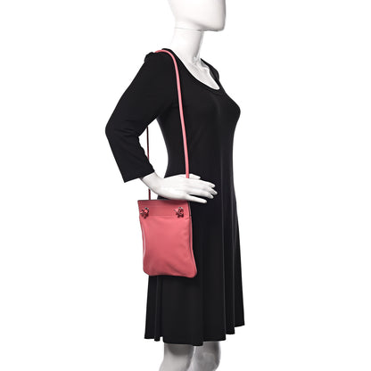 Hermes Milo Lambskin Swift Mini Aline Rose Azalee 2 of 13