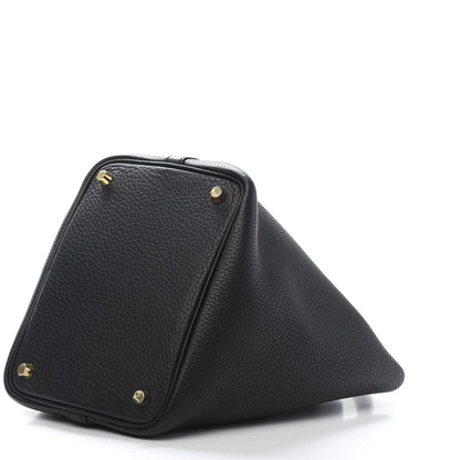 Hermes Taurillon Clemence Picotin Lock 18 PM Black 9 of 10