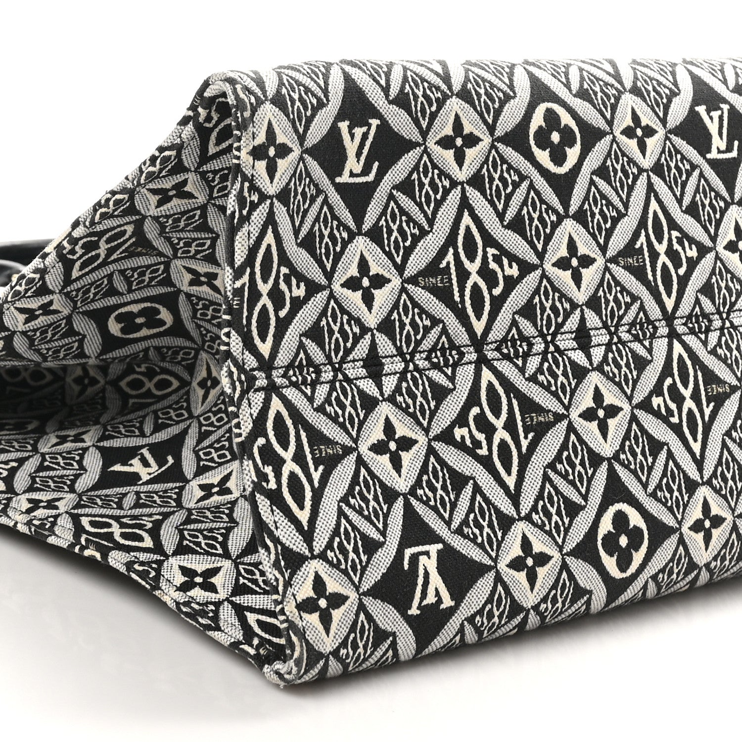 Louis Vuitton Jacquard Since 1854 Onthego GM Grey 8 of 9