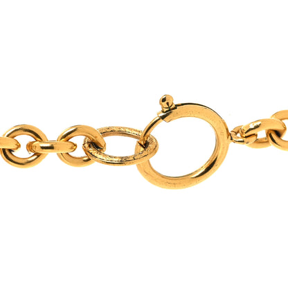 Chanel Metal CC Chain Pendant Necklace Gold 4 of 6
