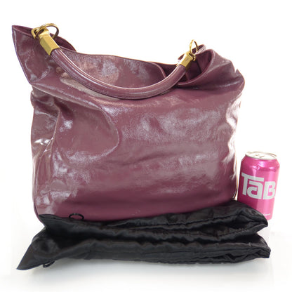 Saint Laurent Patent Roady Hobo Mauve 3 of 7