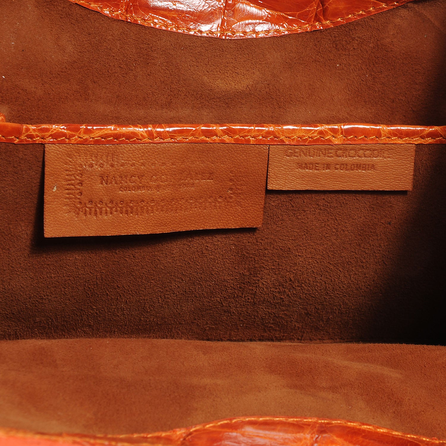 Nancy Gonzalez Crocodile Small Handbag Orange 6 of 7